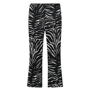 Zara zebra animal print mini flare pants